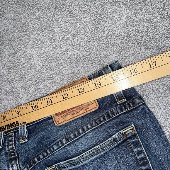 Lucky Brand Jeans Women's Size 6 / 28 R Blue Easy Rider Button Fly Made in USA - Picture 4 of 11